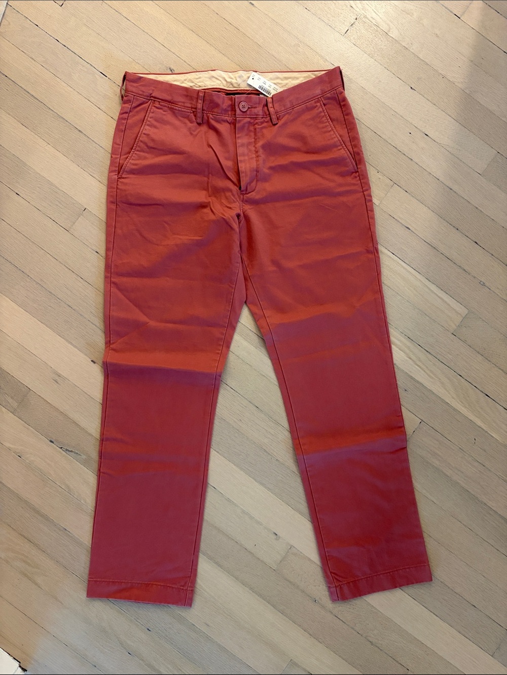 J. Crew Red Cotton Chinos